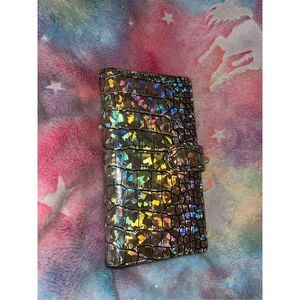 Sauvanuel Giovanni Genuine Leather Holographic Crocodile Skin iPhone 12 Pro Max